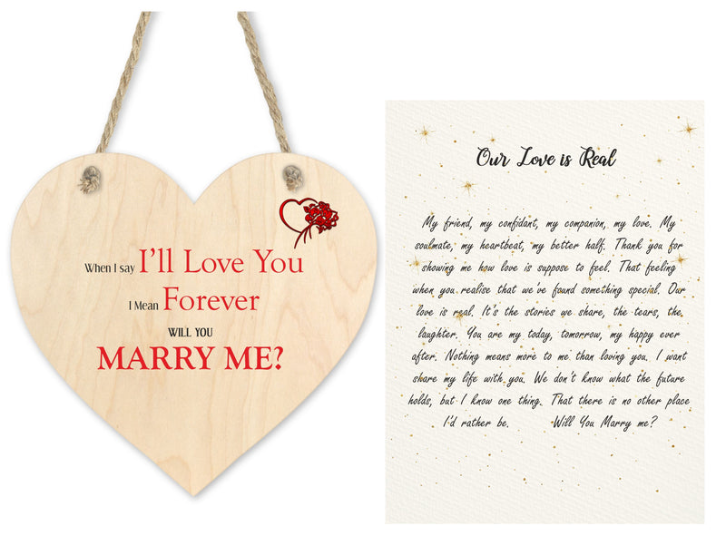 Will You Marry Me Poem  Wedding Proposal Love Letter | Our Love is Real PureEssenceGreetings 