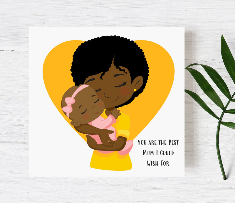 The Best Mum Personalised Card  | Mother and Daughter PureEssenceGreetings