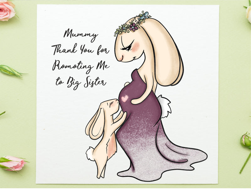 Mummy to Be Personalised Card | Big Brother Big Sister PureEssenceGreetings