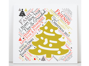 Nan and Grandad Personalised Christmas Card - PureEssenceGreetings 