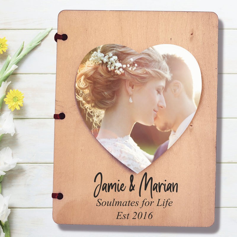 Personalised Wood Card Own Image & Text PureEssenceGreetings