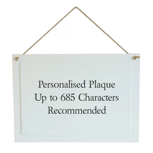 Personalised Wood Plaque | Own Text - PureEssenceGreetings 