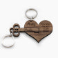 YOU HOLD THE KEY TO MY HEART KEYRING SET OF TWO PureEssenceGreetings