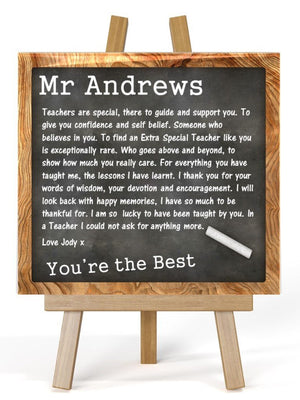 Teacher Plaque   | You're The Best - PureEssenceGreetings 