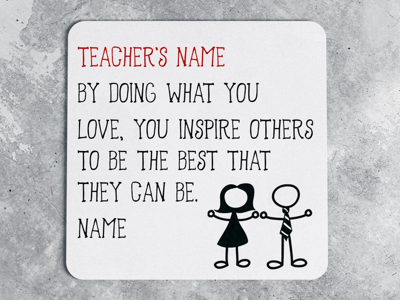 Personalised Teacher Fridge Magnet | Inspire