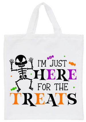 Here for the Treats Halloween Bag PureEssenceGreetings