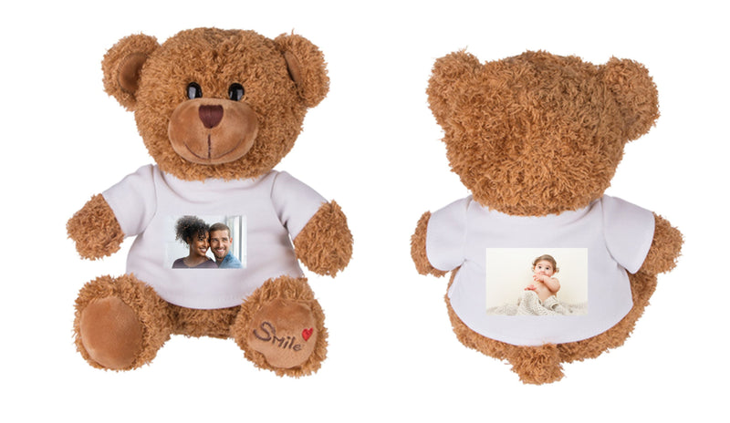 Personalised Teddy Bear T-Shirt - Own Images PureEssenceGreetings